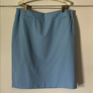 Tahari Sky Blue Pencil Skirt